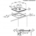 Варочная панель газовая Electrolux EGU 96647 LX